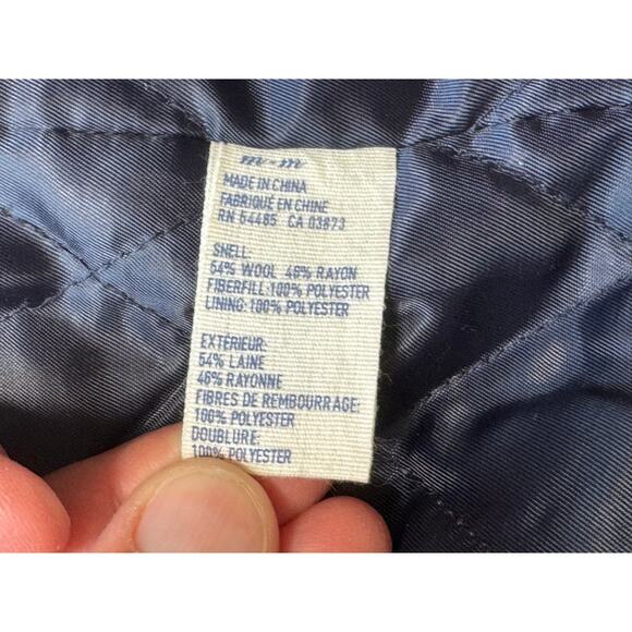 American Eagle Outfitters Wool Blend Women's winter Pea coat; Royal Blue, medium - Picture 14 of 15